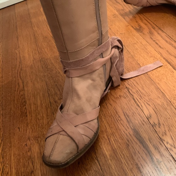 Free People Over The Knee Wrap Boots - Picture 3 of 6